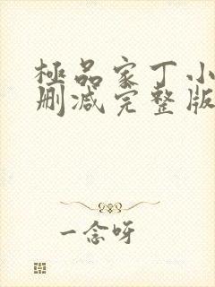 极品家丁小说未删减完整版