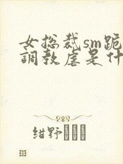 女总裁sm跪爬调教虐是什么