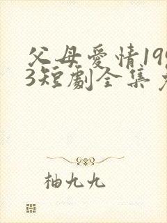 父母爱情1993短剧全集免费观看封面
