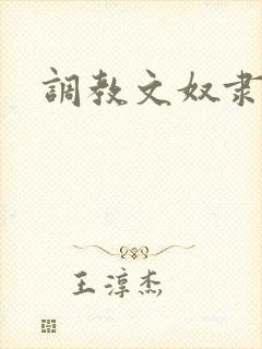 调教文奴隶
