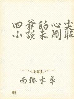 四爷的心尖宠妃小说未删版全文免费阅读
