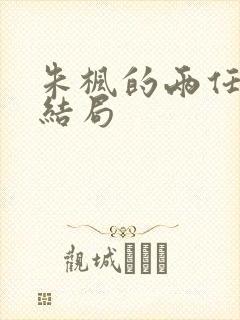 朱枫的两任丈夫结局