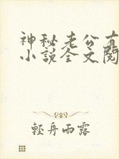 神秘老公有点坏小说全文阅读