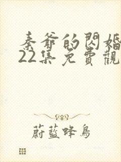 秦爷的闪婚短剧22集免费观看全集
