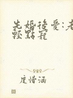 先婚后爱:老公轻点宠