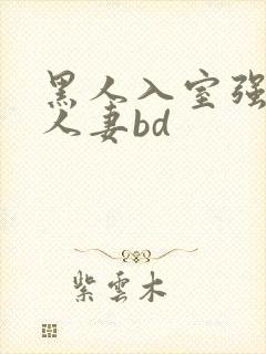 黑人入室强丰满人妻bd