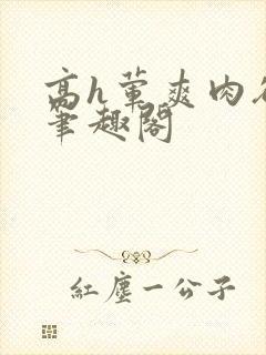 高h荤爽肉欲文笔趣阁