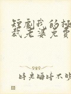 短剧我的极品总裁老婆免费下载