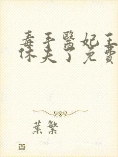 毒手医妃王爷被休夫了免费全文阅读封面