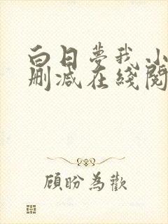 白日梦我小说无删减在线阅读封面