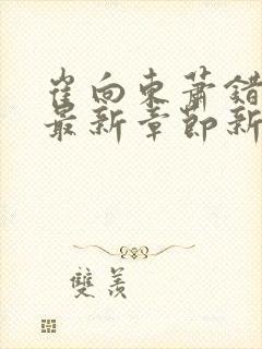 崔向东萧错小说最新章节新笔趣阁封面