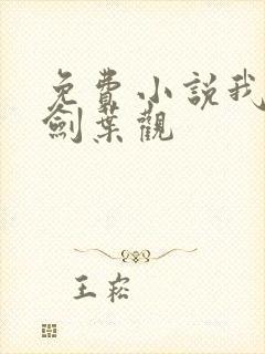 免费小说我有一剑叶观