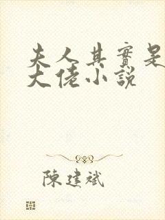 夫人其实是全能大佬小说