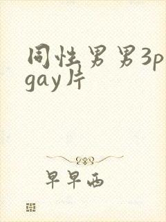 同性男男3p黄gay片