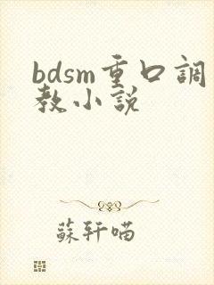 bdsm重口调教小说
