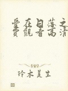 爱在日落之前免费观看高清封面