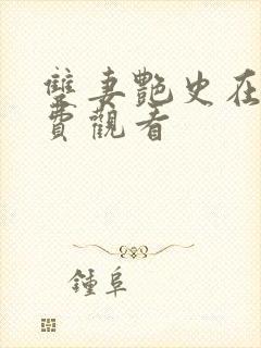 双妻艳史在线免费观看