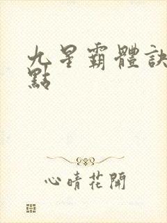 九星霸体诀 顶点封面