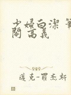 少妇白洁 笔趣阁 高义