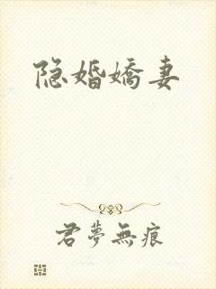 隐婚娇妻