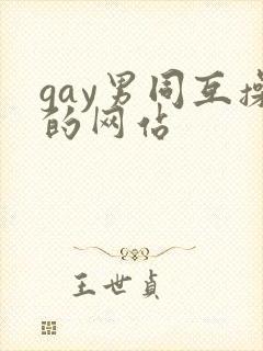 gay男同互操的网站