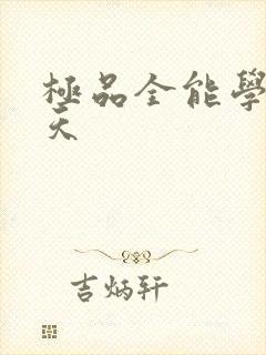 极品全能学生夏天封面