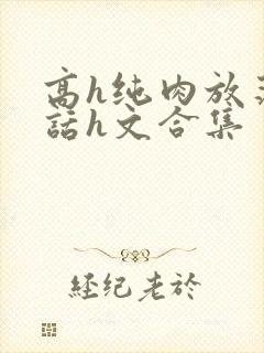 高h纯肉放荡脏话h文合集
