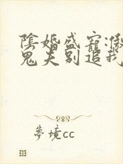 阴婚盛宠:傲娇鬼夫别追我