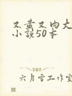 又黄又肉大尺度小说50本