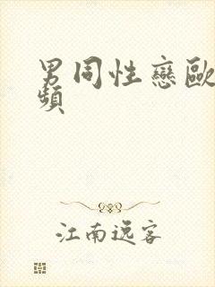 男同性恋欧美视频