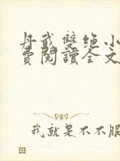丹武双绝小说免费阅读全文封面