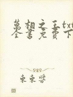 万相之王txt全书免费下载封面