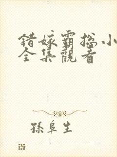 错嫁霸总小甜妻全集观看
