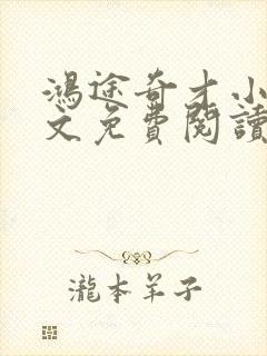 鸿途奇才小说全文免费阅读陆羽刘云峰