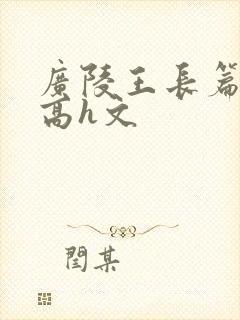 广陵王长篇巨肉高h文