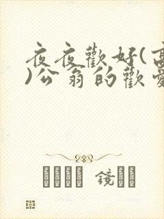 夜夜欢好(高h)公翁的欢爱