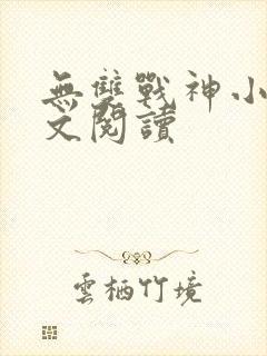 无双战神小说全文阅读