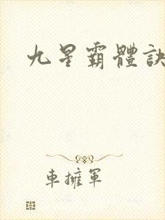 九星霸体诀'封面