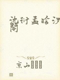 沈衍孟晗汐笔趣阁