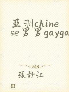 亚洲chinese男男gaygay网站