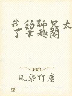 我的师兄太稳健了笔趣阁