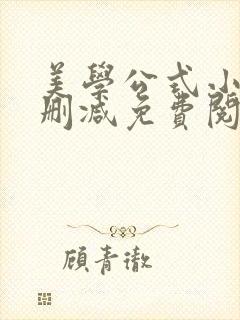 美学公式小说无删减免费阅读笔趣阁封面