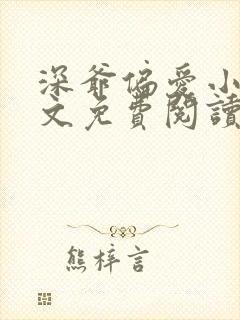 深爷偏爱小说全文免费阅读