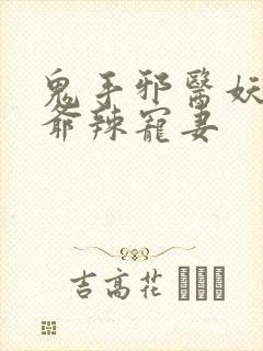 鬼手邪医妖孽王爷辣宠妻封面