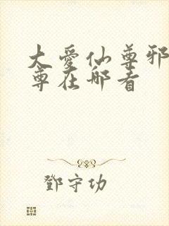 大爱仙尊邪银魔尊在哪看封面