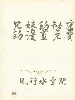 兄妹的秘密授课的漫画免费下拉式快看封面