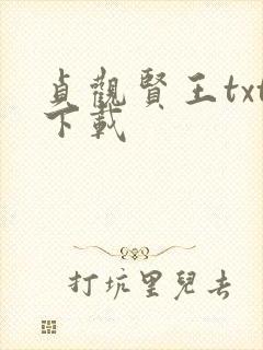 贞观贤王txt下载