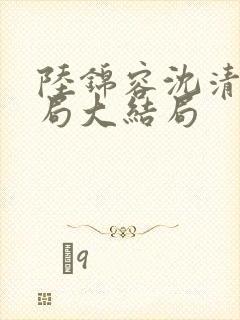 陆锦容沈清羽结局大结局封面