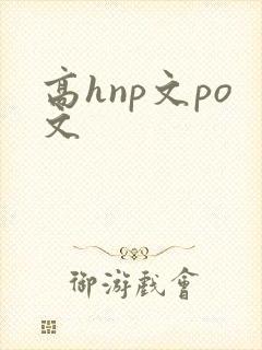 高hnp文po文封面