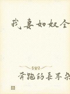 我妻如奴全文封面